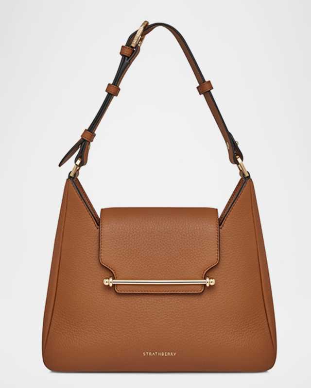 Multrees Grain Leather Hobo Bag